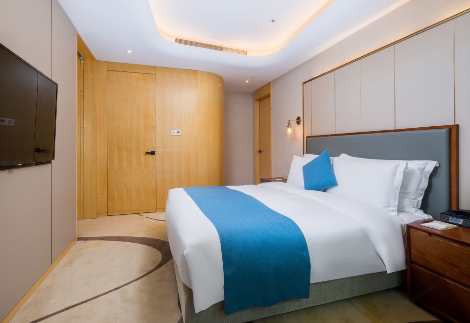 Hotel guest room view